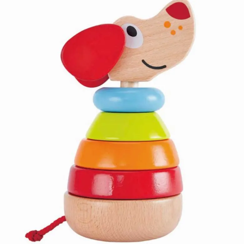 Apilable arcoíris perrito Pepe
