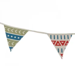 Banderola decorativa de tela estampada - Tribal