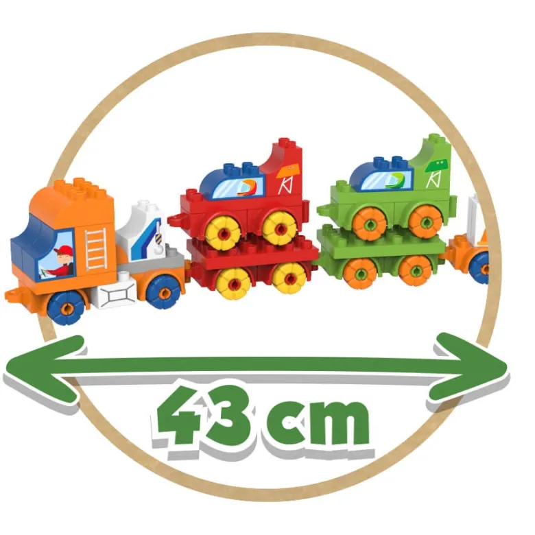Bloques de construcción BIO – Camión transportador de vehículos