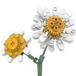 Bloques de construcción flores clásicas – crisantemo de 106 piezas