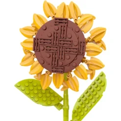 Bloques de construcción flores clásicas – girasol de 161 piezas