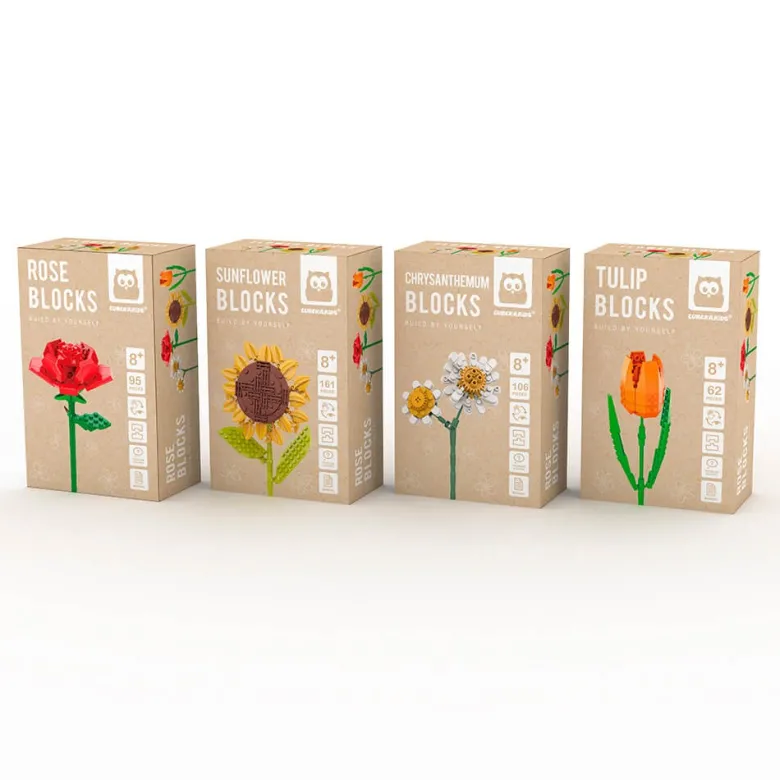 Bloques de construcción flores clásicas – girasol de 161 piezas