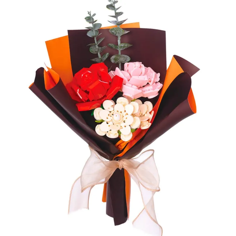Bloques de construcción ramo de flores de colores – 275 piezas