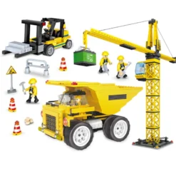 Bloques de construcción zona en obras – 804 piezas