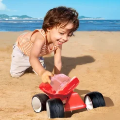 Buggy para la arena rojo