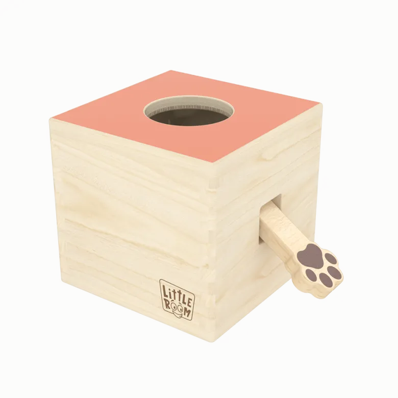Caja de Actividad de Madera – Gato