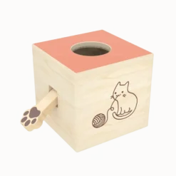Caja de Actividad de Madera – Gato