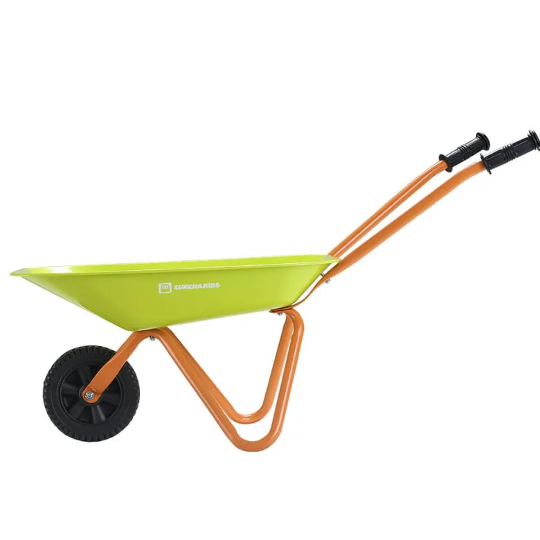 Carretilla de metal para niños