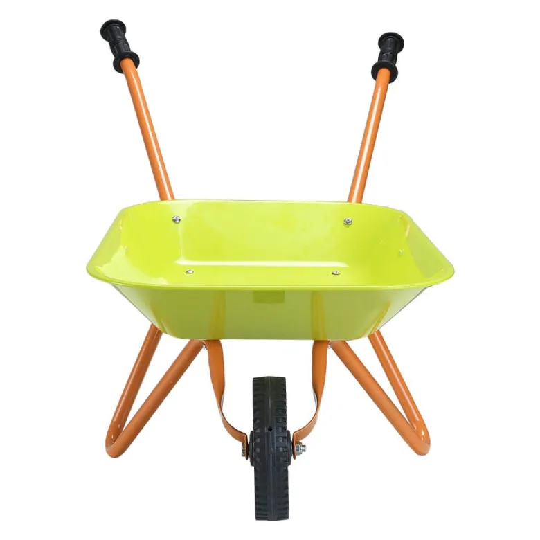 Carretilla de metal para niños