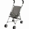 Carrito de muñecas estrellas gris