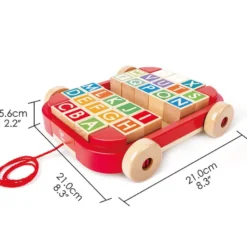 Carro de Arrastre con Bloques Apilables