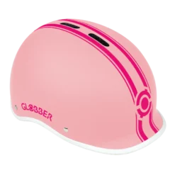 Casco ajustable de policarbonato con luz led Rosa pastel - Tallla XS/S (47-51cm)