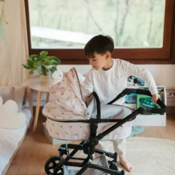 Cochecito 2 en 1 plegable con giro 360º