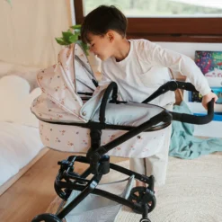 Cochecito 2 en 1 plegable con giro 360º