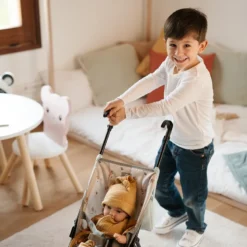 Cochecito plegable para muñecas & muñecos de 45cm