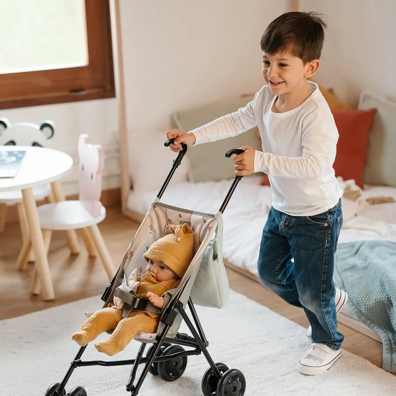 Cochecito plegable para muñecas & muñecos de 45cm