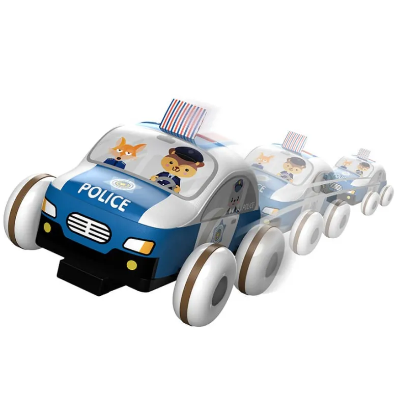 Coche de policía blando con radiocontrol