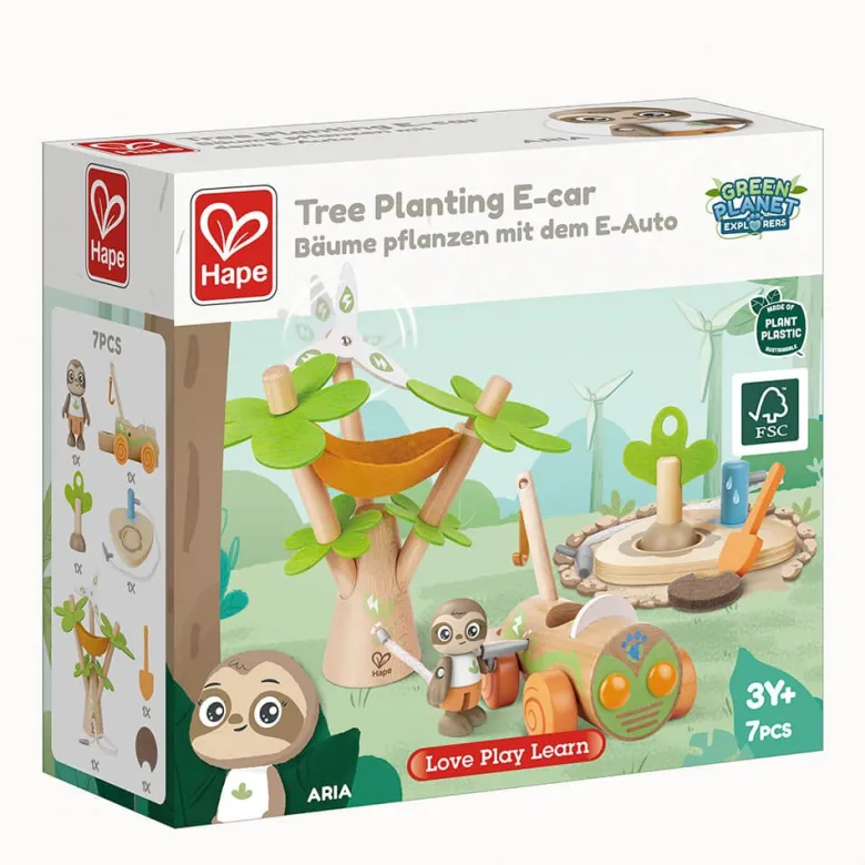 Coche eléctrico para plantar árboles – Green Planet Explorers