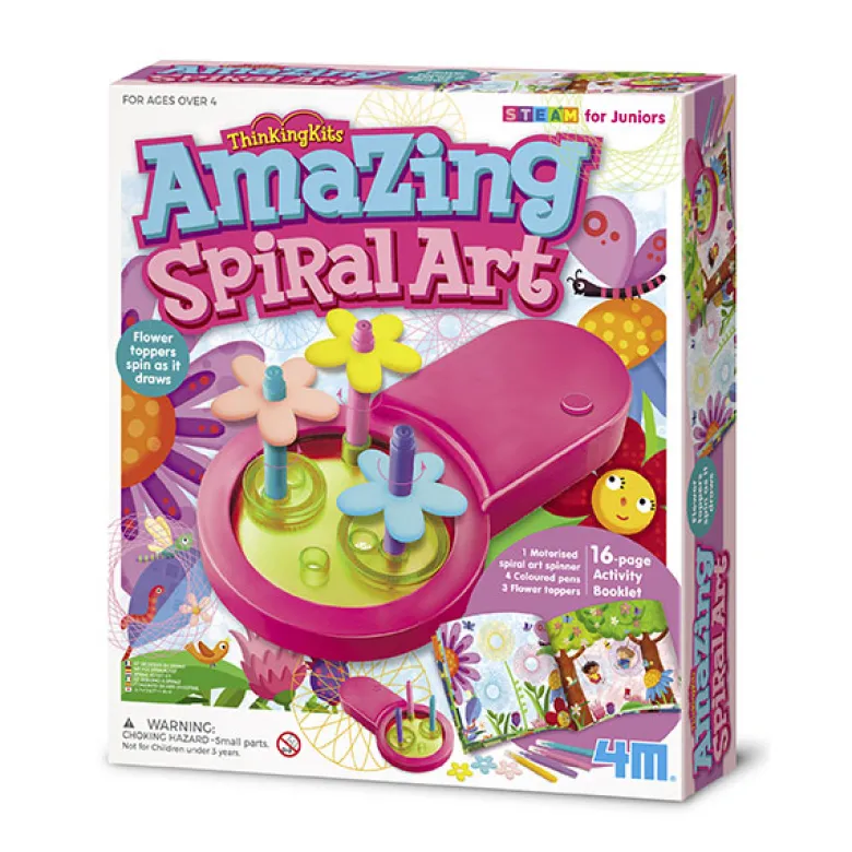 Conjunto de arte en espiral