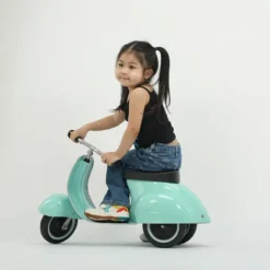 Correpasillos moto scooter clásica - Color Menta