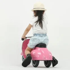 Correpasillos moto scooter clásica - Color Rosa