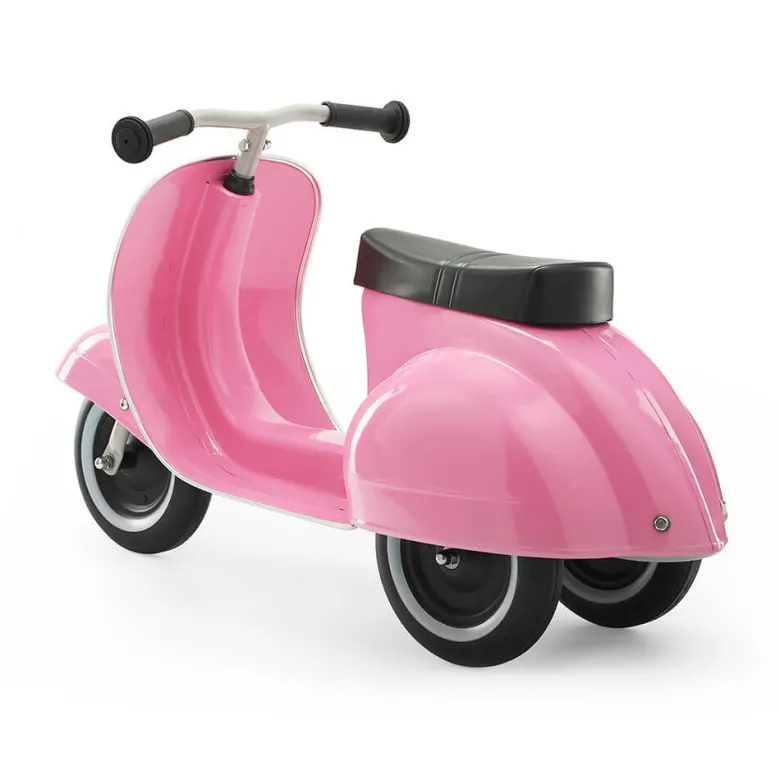 Correpasillos moto scooter clásica - Color Rosa
