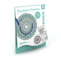 Cuaderno para colorear mandalas y estaciones