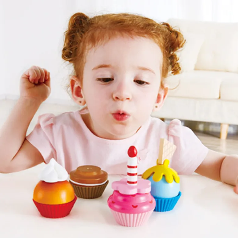 Cupcakes de madera