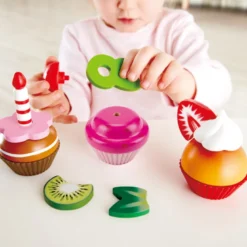 Cupcakes de madera