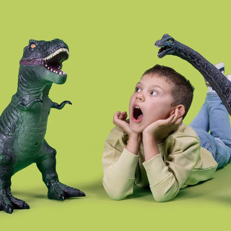 Dinosaurio gigante Branchiosaurio de PVC blando
