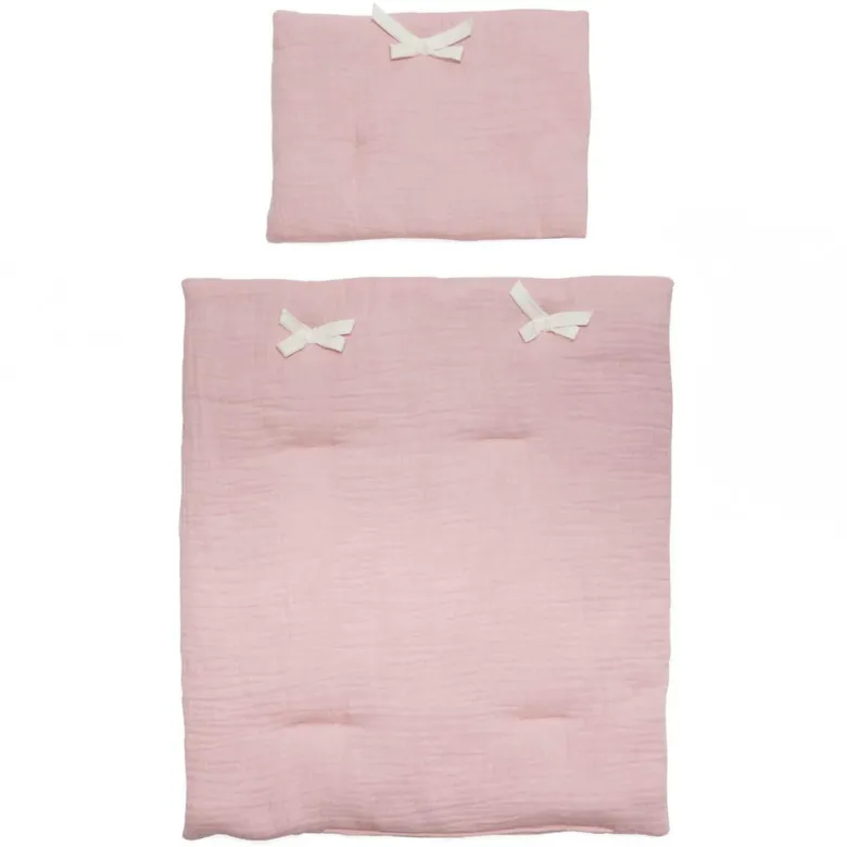 Edredón- Almohada Muñeca Bobble- Rosa