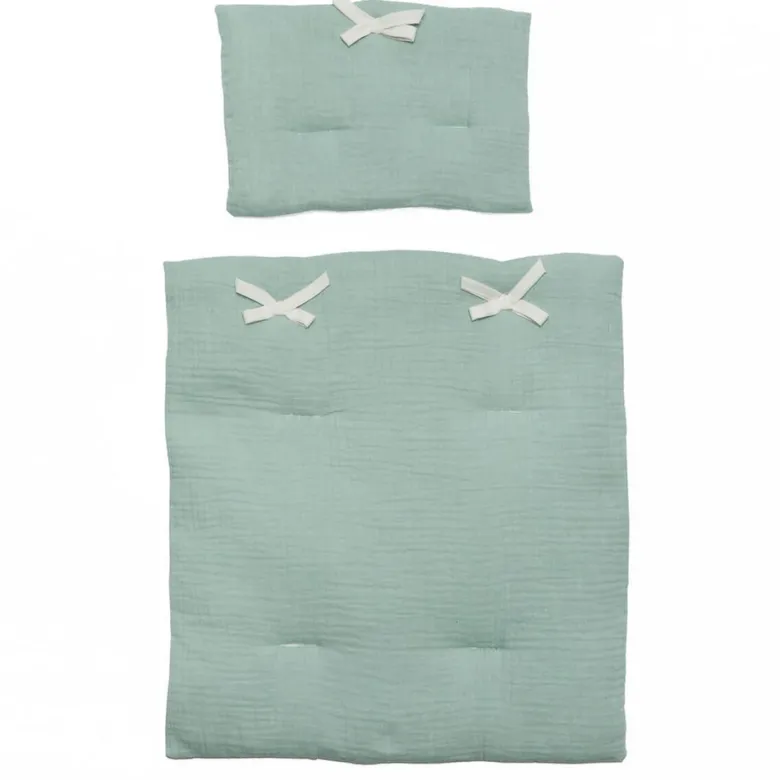 Edredón- Almohada Muñeca Bobble- Verde
