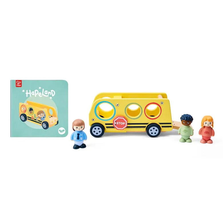 El autobús escolar animado - Colección Hapeland