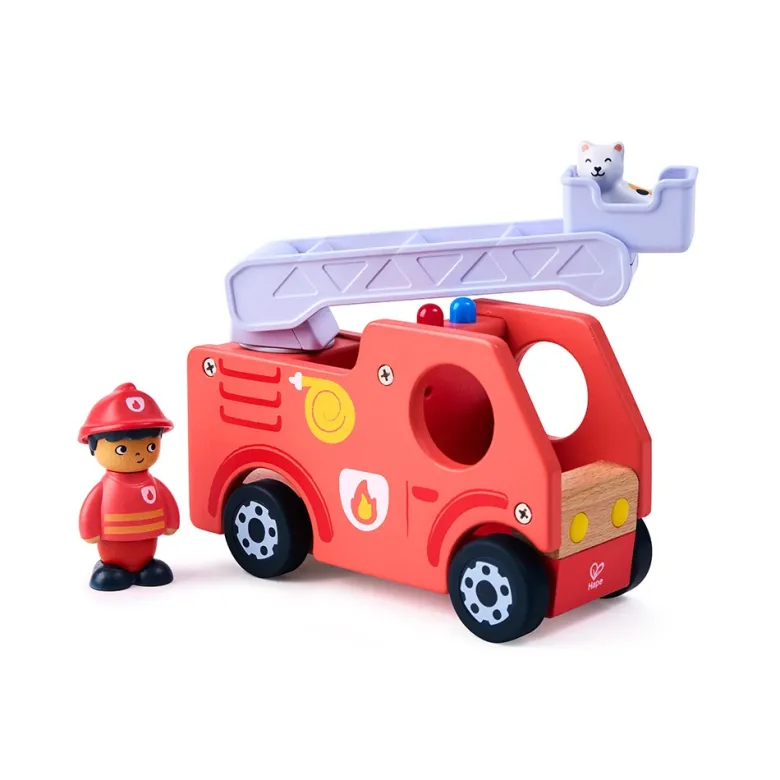 El camión de bomberos rugiente - Colección Hapeland