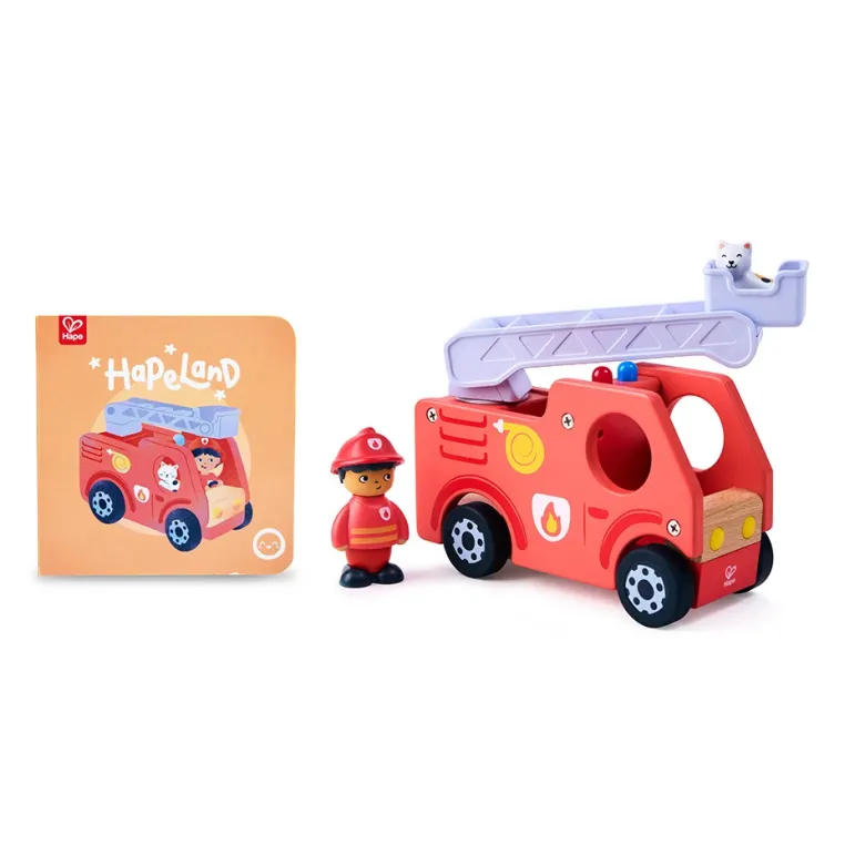 El camión de bomberos rugiente - Colección Hapeland