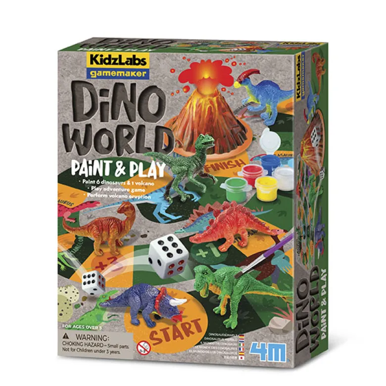 El mundo de los dinosaurios paint and play