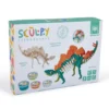 Esqueleto de dinosaurio para construir y modelar