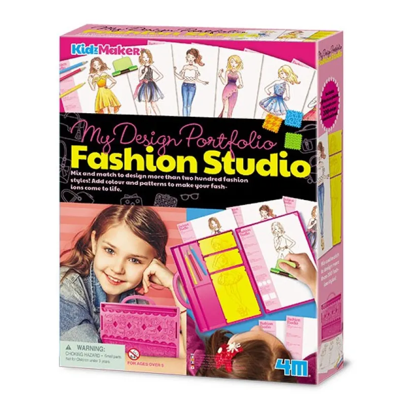 Estuche de dibujo para pequeños diseñadores de moda - Fashion Studio