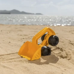 Excavadora gigante playa