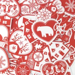 Formas cortadas navidad