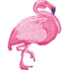 Globo de helio flamingo tropical rosa metálico