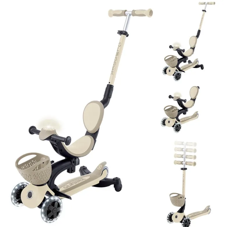 Go Up Baby Lights 360 – Patinete Evolutivo con Luces (Taupe)