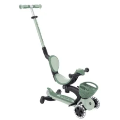 Go Up Baby Lights 360 – Patinete Evolutivo con Luces (Sage/Oliva)
