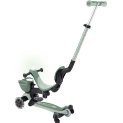 Go Up Baby Lights 360 – Patinete Evolutivo con Luces (Sage/Oliva)