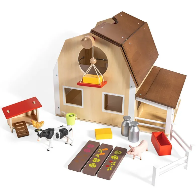 Granja de madera con animales y accesorios - La Granja de Paul