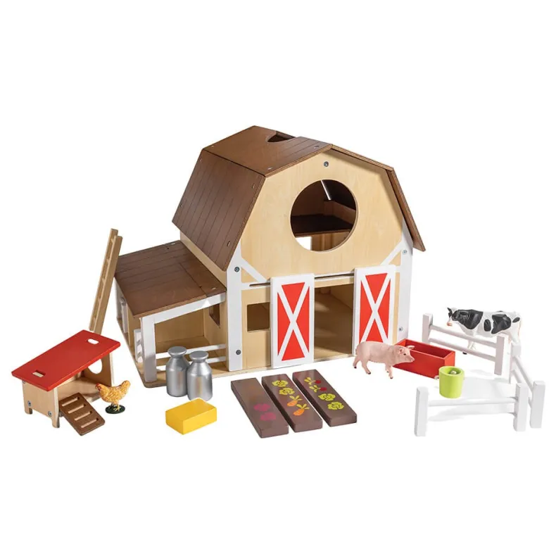 Granja de madera con animales y accesorios - La Granja de Paul