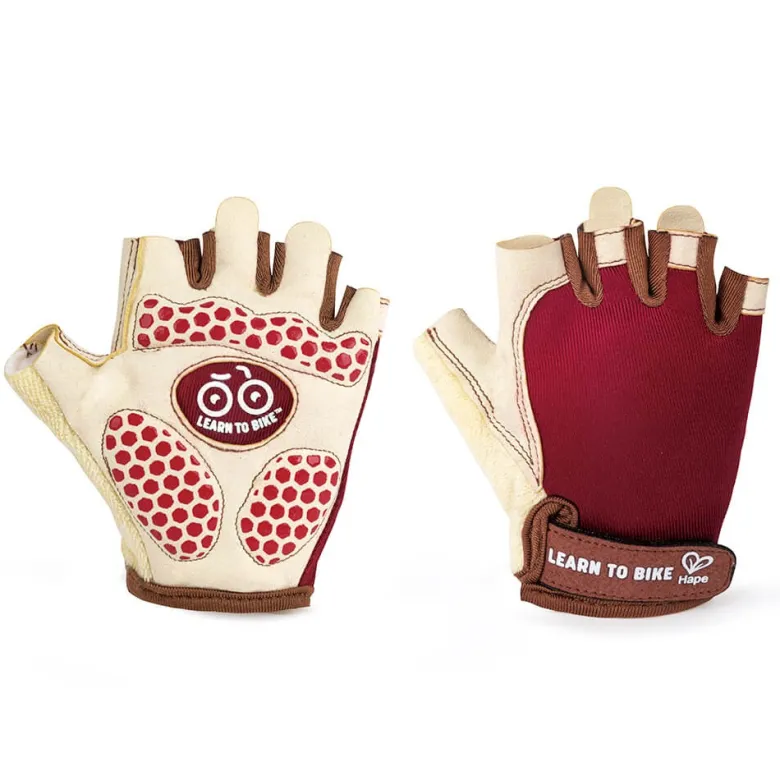 Guantes protectores infantiles sin dedos – Sports Kids Rojo