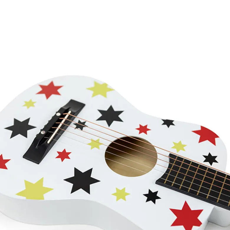 Guitarra estrellas de madera 75cm