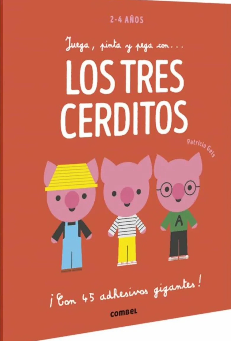 Juega, pinta y pega con los tres cerditos