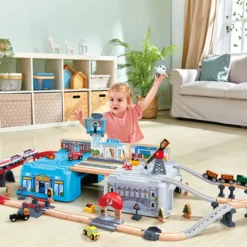 Juego de Bloques de Tren Mega Metrópolis